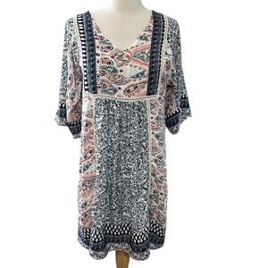 Sundance Everyday Dream Paisley Printed Boho Dress Size XSmall